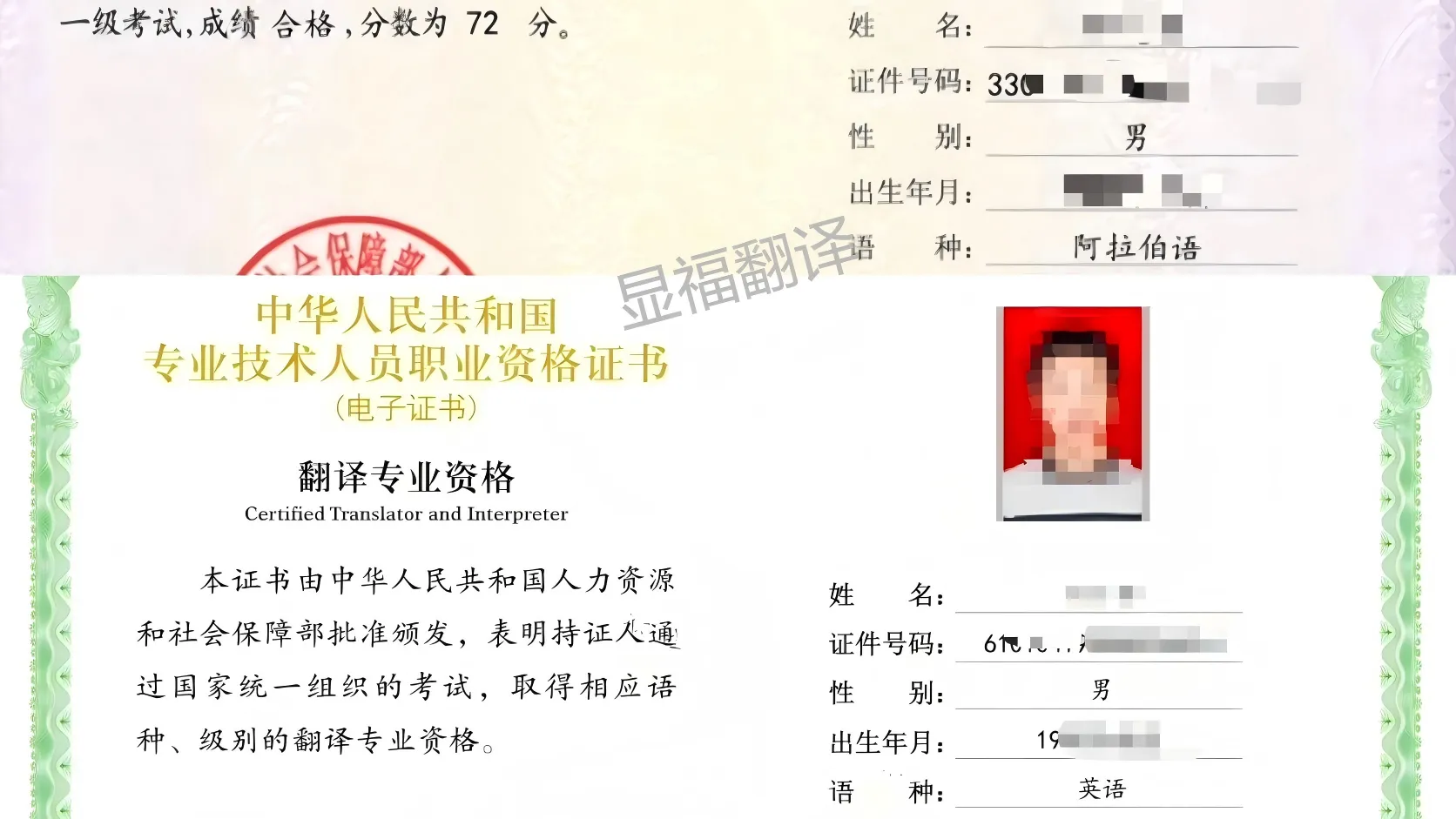 Translator Certificate Showcase
